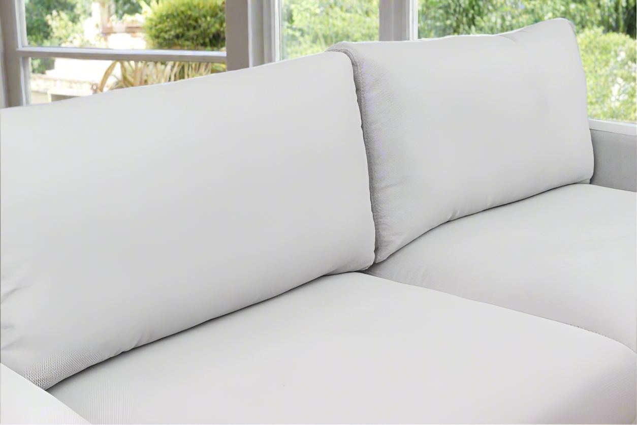 Barclay Soho 3-Seater Fabric Lounge – Light Grey | by Arbor & Elm 3