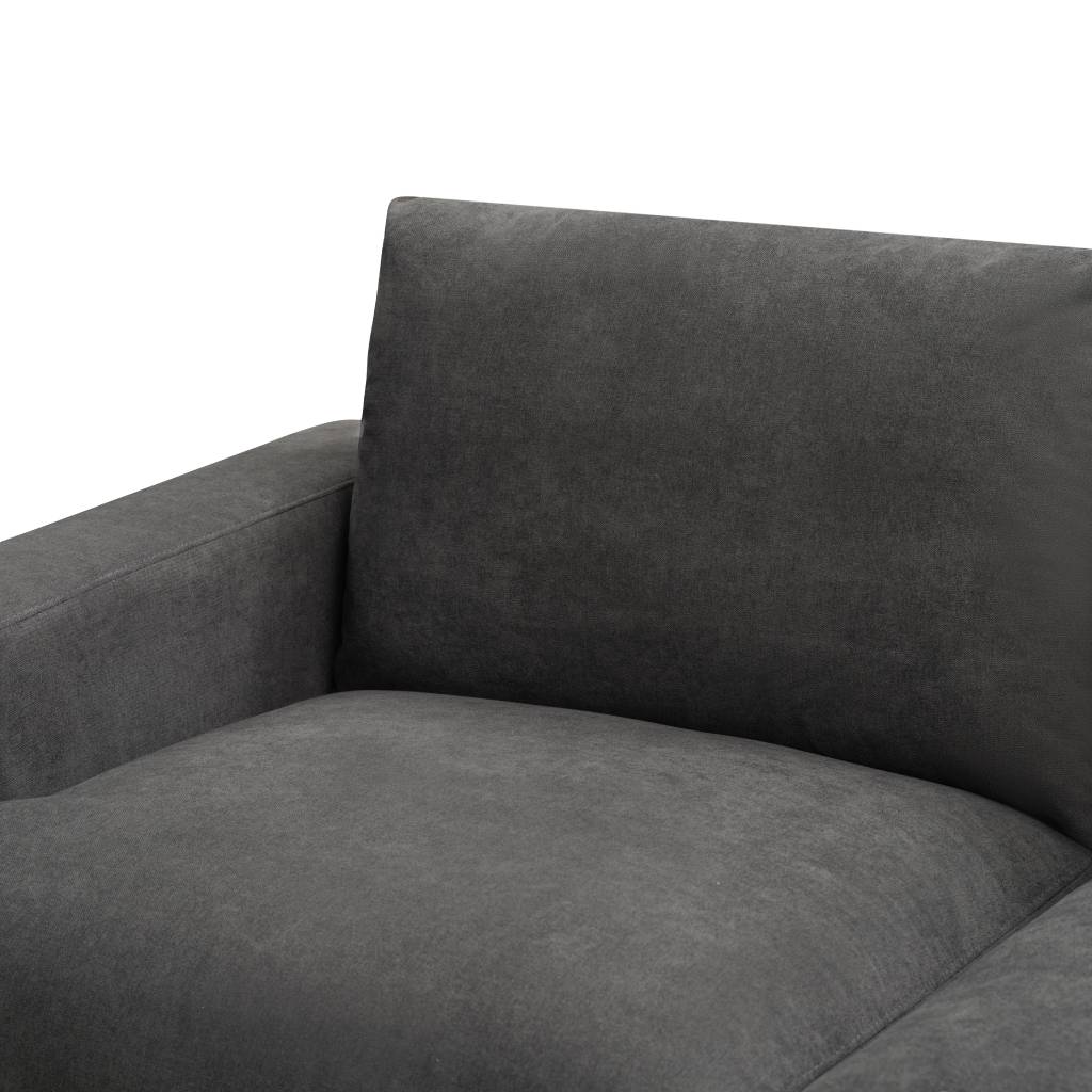 Belongil 2 Seater Feather Filled Lounge | Dark or Light Grey
