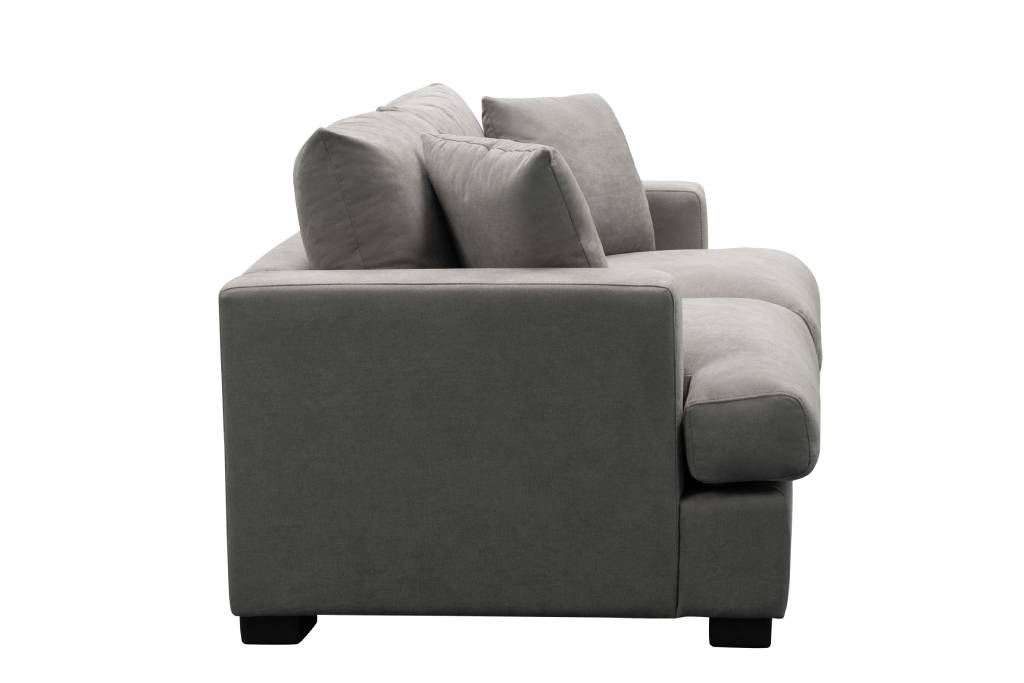 Belongil 2 Seater Feather Filled Lounge | Dark or Light Grey
