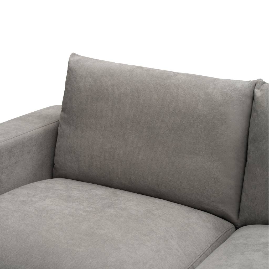 Belongil 2 Seater Feather Filled Lounge | Dark or Light Grey