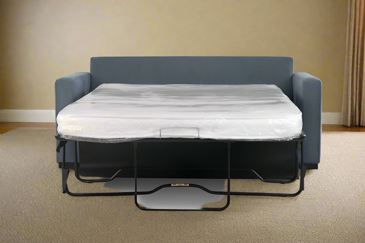 Hudson Queen Sofa Bed with Memory Foam Mattress – Ink Fabric | by Arbor & Elm 3