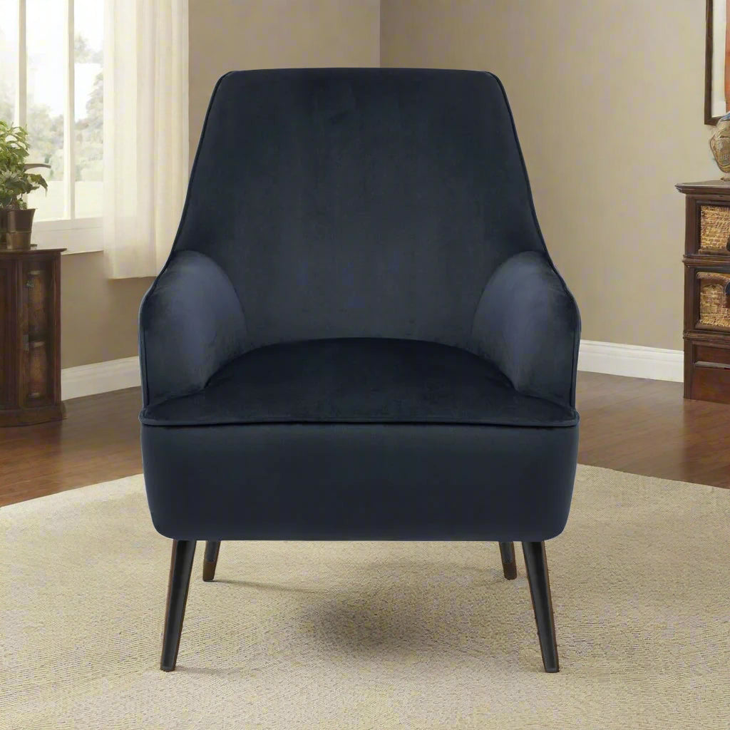 Julia Accent Chair Navy 2