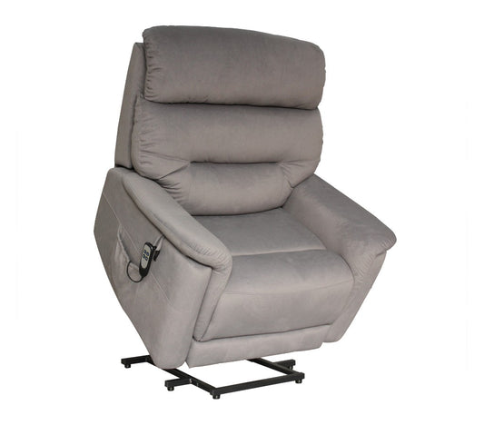 Elliot Fabric Dual Motor Lift Chair | Colour – Dark Grey | Extra Large