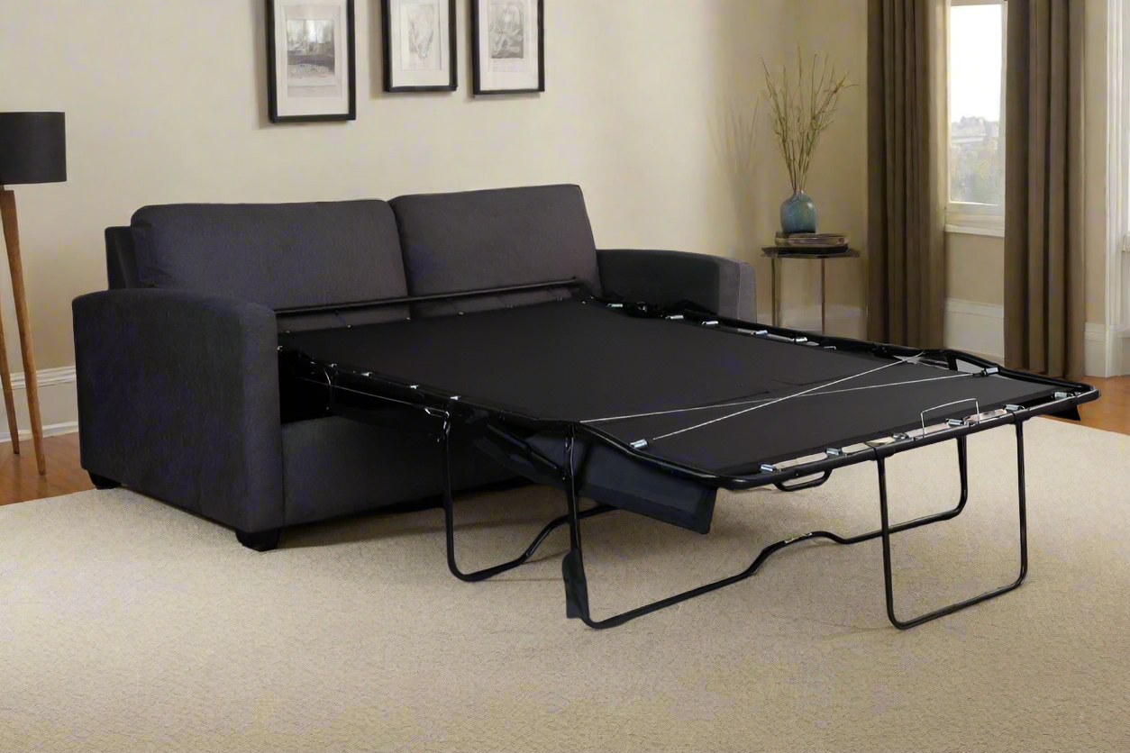Luna Double Sofa Bed with Mattress – Graphite | by Arbor & Elm 4
