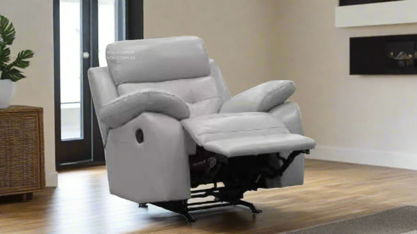 Nova Leather Recliner 3 Seat Sofa plus 2 x Single Recliner Armchairs