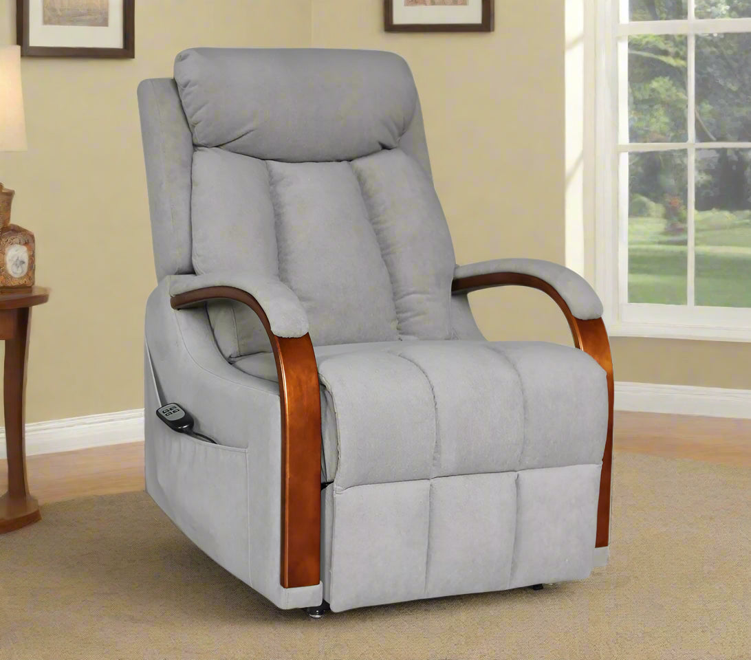 Perth Fabric Lift Chair – Graphite | by Arbor & Elm 1