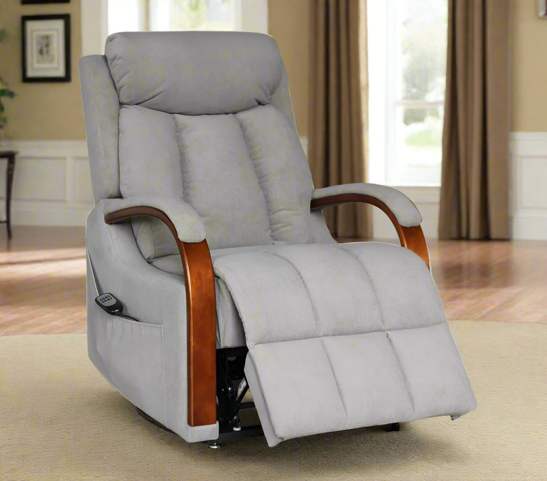 Perth Fabric Lift Chair – Graphite | by Arbor & Elm 2