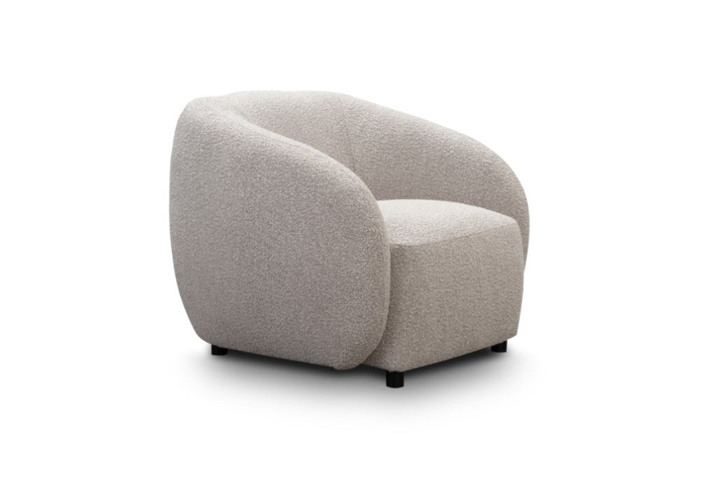 Quartz armchair on a white background