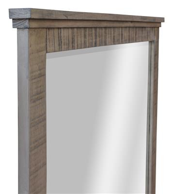 Montague Mirror | Rustic Timber Frame | 101 × 4.5 × 100 cm