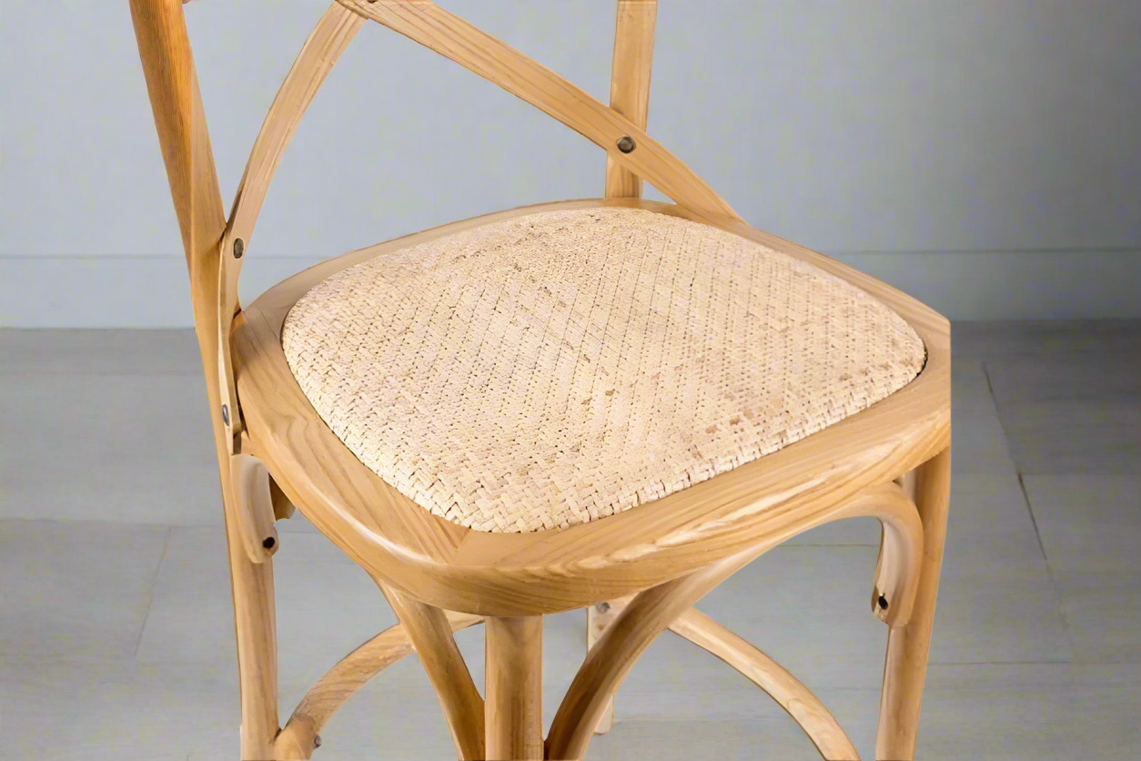 Avenue Bar Stool | Oak Finish | 52 x 49.5 x 103 cm | by Arbor & Elm 3