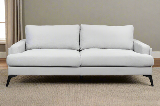 Barclay Soho 3-Seater Fabric Lounge – Light Grey | by Arbor & Elm 1