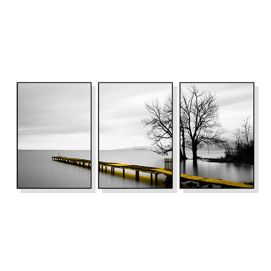 Wall Art Lake Jetty