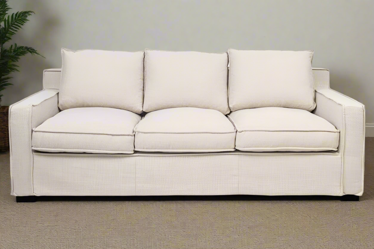 Harrison 3-Seater Lounge – Stone | by Arbor & Elm 3