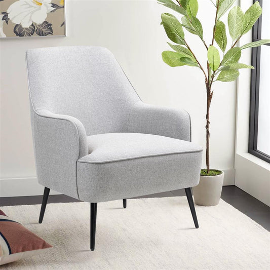Julia Accent Chair Light Grey 1