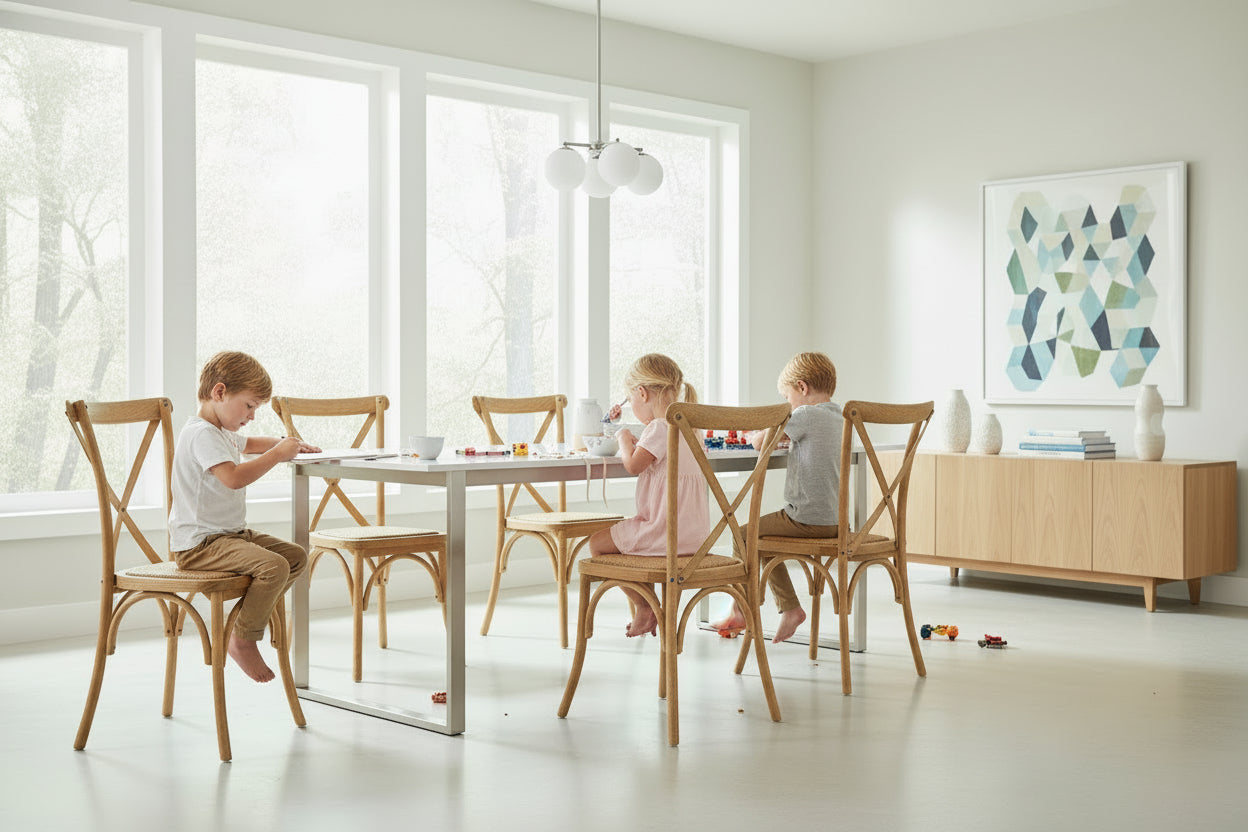 Larkspur Rattan Dining Chair x 4