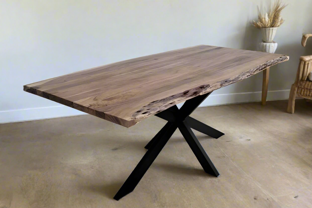 Monaco Dining Table | Natural Finish | 180cm | by Arbor & Elm 2