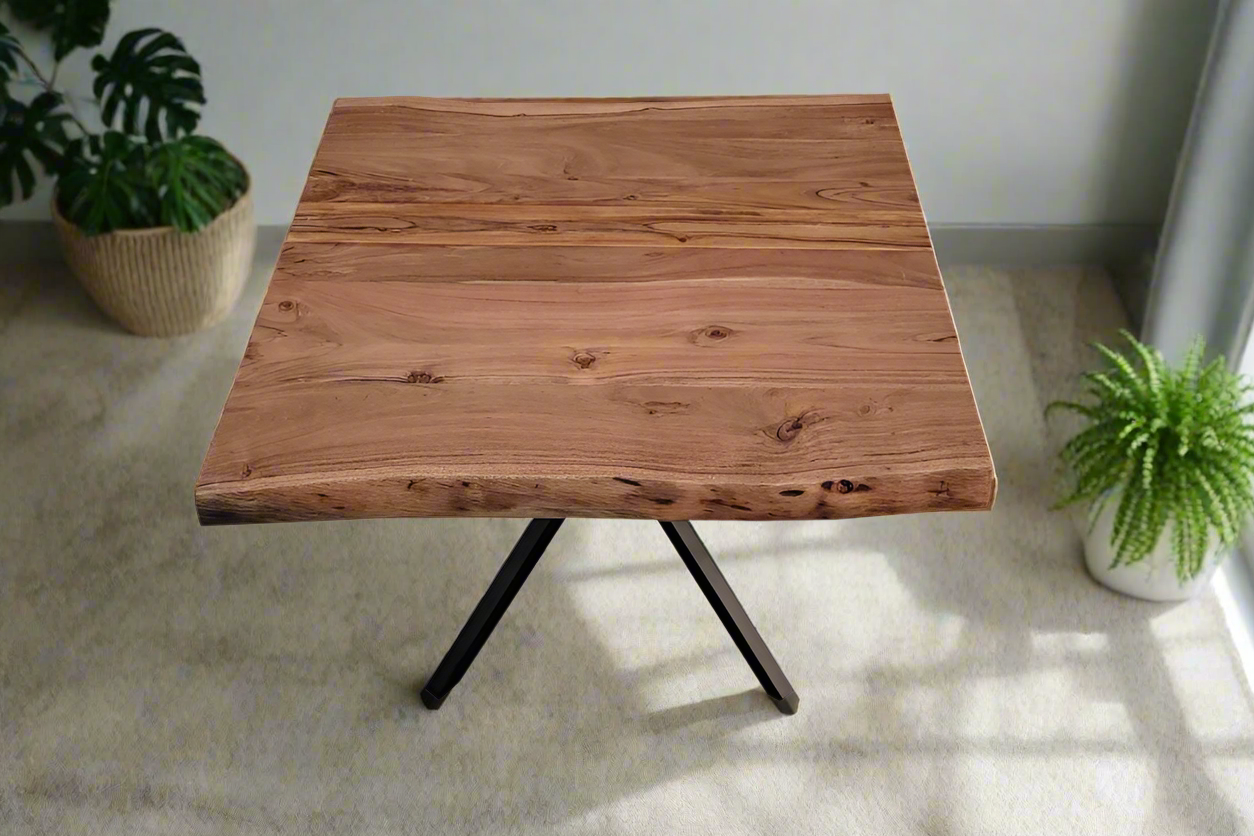 Monaco Lamp Table | Modern Industrial Design | 60cm | by Arbor & Elm 3