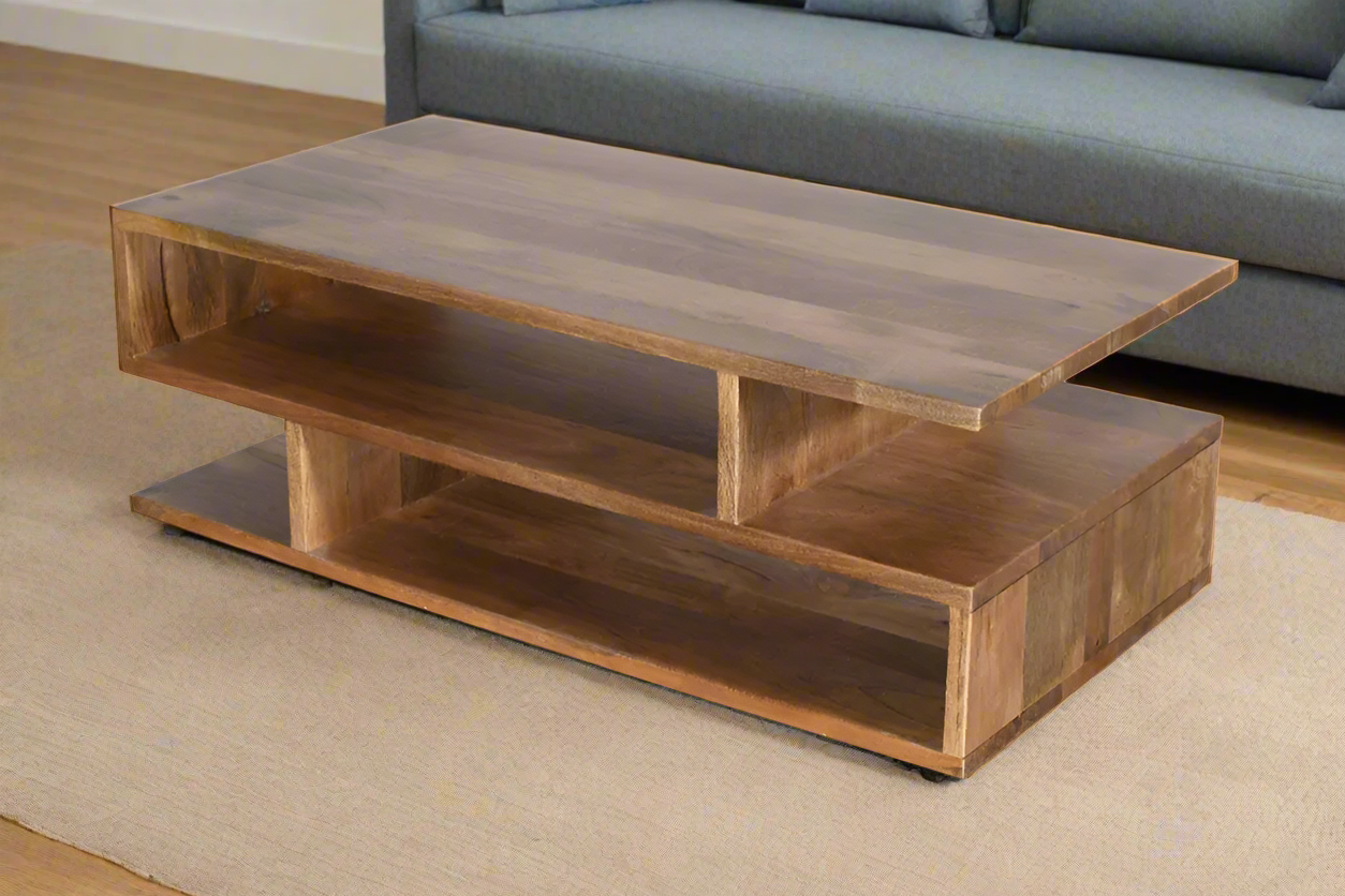 Summit Coffee Table | Royal Oak Finish | 120 x 60 x 40 cm | by Arbor & Elm 1