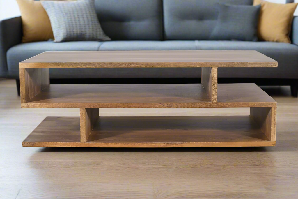 Summit Coffee Table | Royal Oak Finish | 120 x 60 x 40 cm | by Arbor & Elm 2