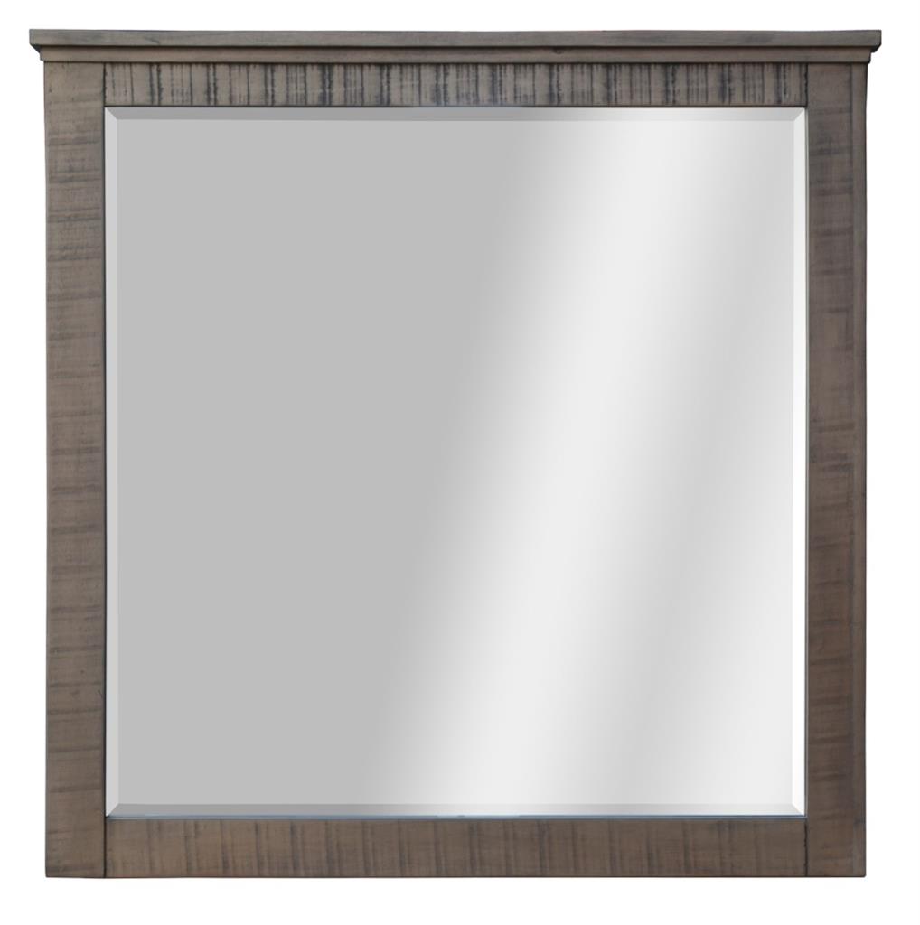Montague Mirror | Rustic Timber Frame | 101 × 4.5 × 100 cm
