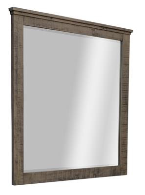 Montague Mirror | Rustic Timber Frame | 101 × 4.5 × 100 cm